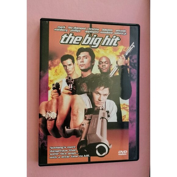 The Big Hit DVD Movie 99 Mark Wahlberg Lou Diamond Phillips Action Comedy Video - Picture 1 of 12